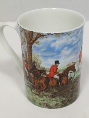 Stechcol Gracie Bone China Mug Fox Hunting Graphics